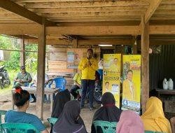 MHG Sosialisasikan Prabowo Gibran di Desa Paccekke Barru