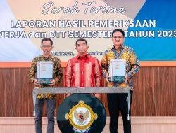 Terima LHP Kinerja dan DTT Semester II Tahun 2023, Ini Harapan Bupati Barru