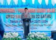 Ini Pesan Bupati Barru Saat Hadiri Penamatan Siswa(i) UPTD SMPN 22 Barru