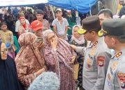 Didampingi Kapolres Sidrap, Kapolda Sulsel Beri Bantuan Ke Masyarakat Terdampak Bencana