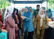 Launching GPM, Plt Ketua PKK Barru Disambut Warga Balusu