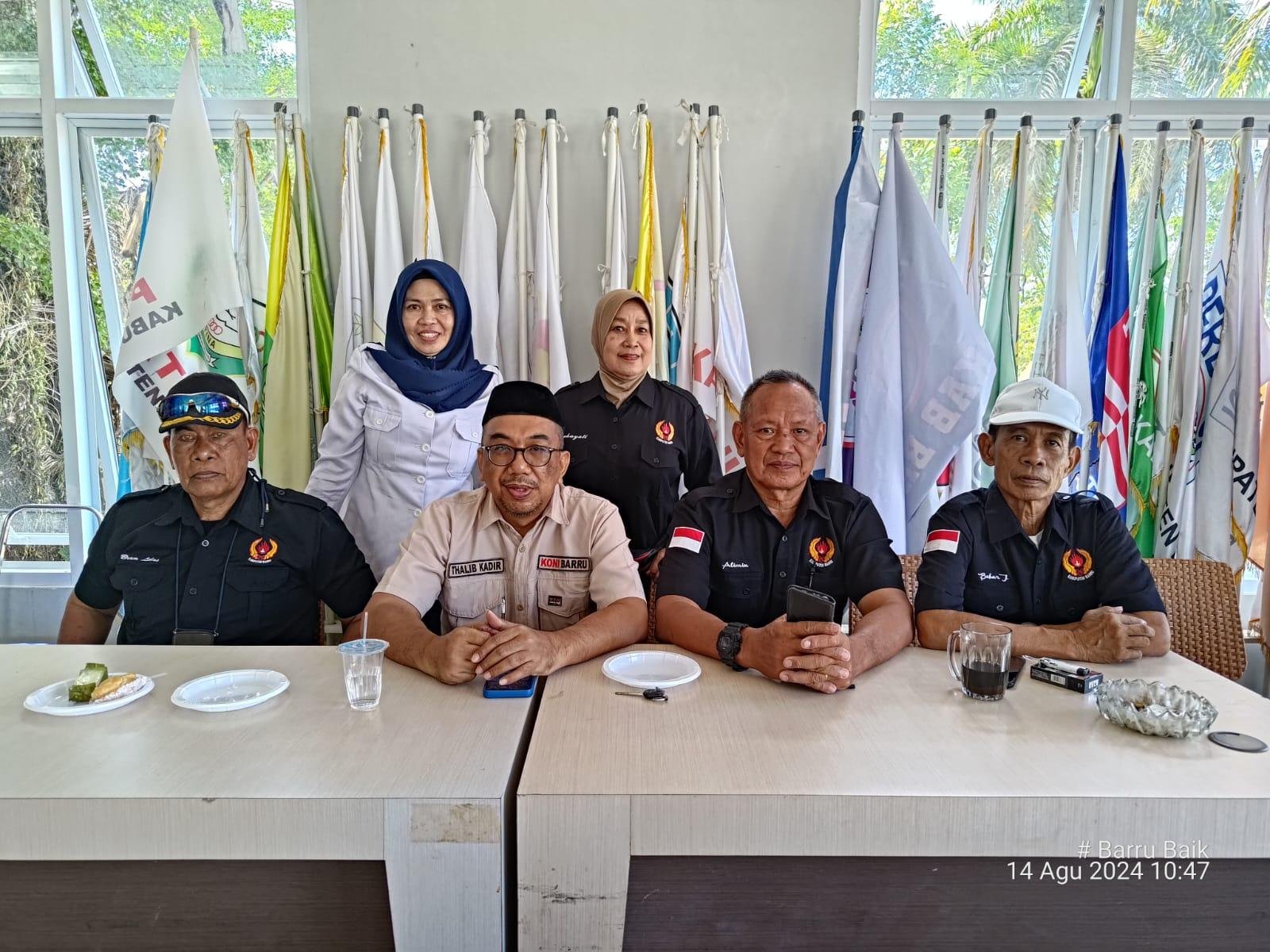 Sah, KONI Barru Tempati Gedung Baru