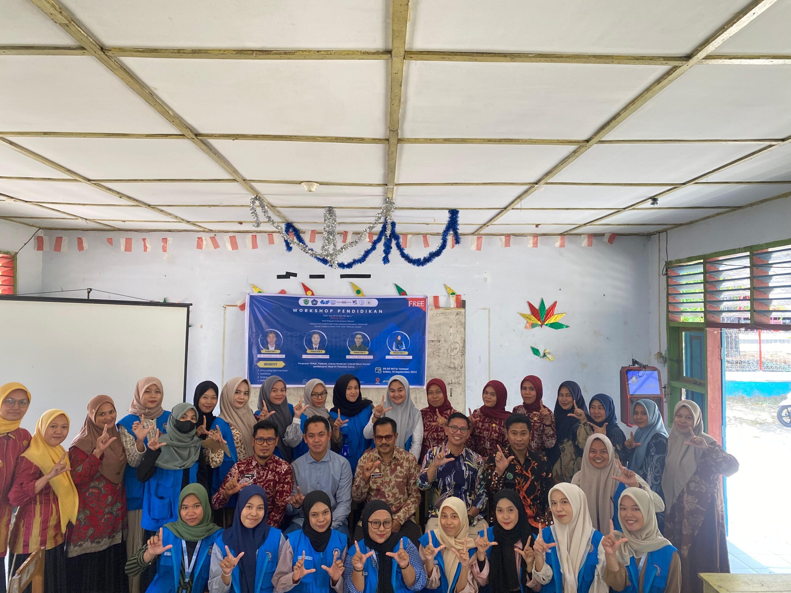 Mahasiswa KKN Dik Unismuh Makassar Gelar Workshop di UPTD SDN 187 Barru