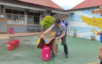 Rutan Kelas IIB Barru Gelar Simulasi Penanggulangan Kebakaran