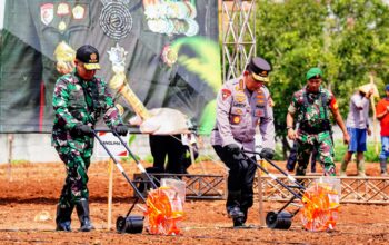 Kapolri-Panglima TNI Tinjau Kesiapan Program Ketahanan Pangan di Jawa Tengah