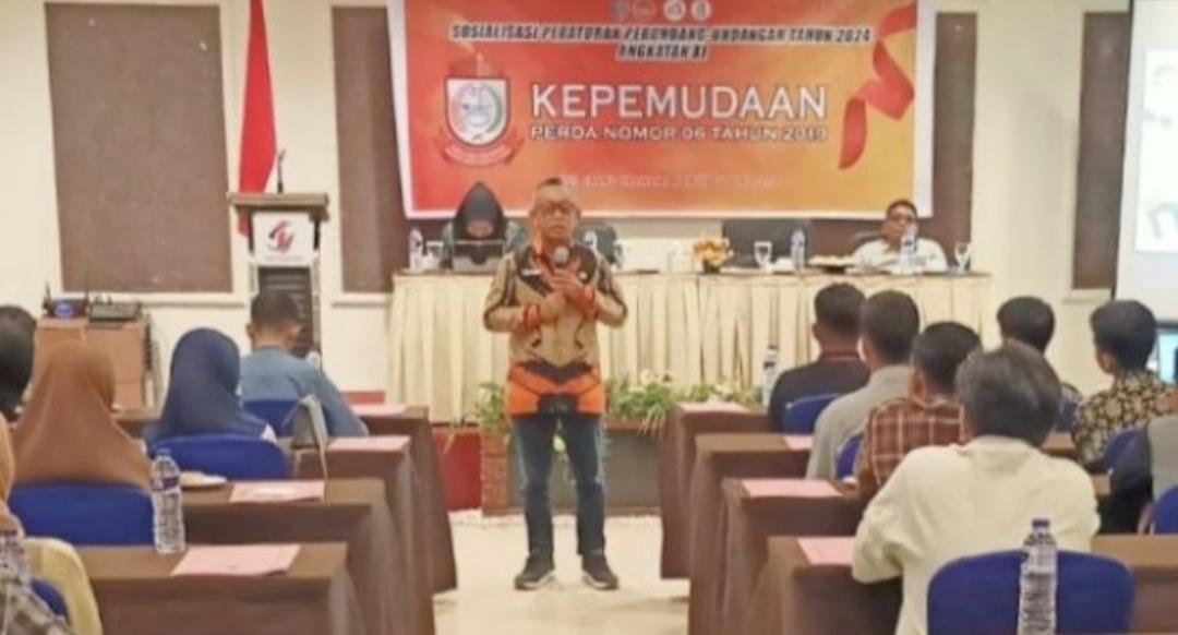 Muchlis Misbah Pacu Sosialisasikan Perda Tentang Kepemudaan