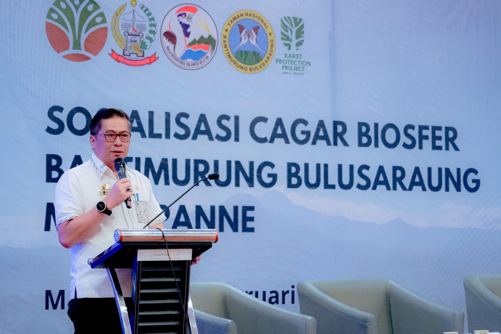 Wakil Bupati Barru Hadiri Sosialisasi Cagar Biosfer Bantimurung Bulusaraung Ma’rupanne