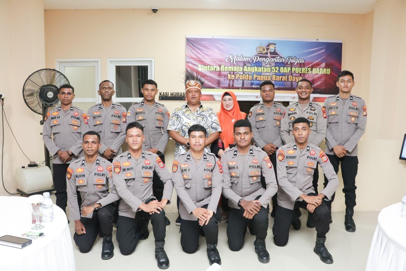 Polres Barru Lepas 11 Bintara Remaja OAP Ke Papua Barat Daya, Ini Pesan AKBP Dodik