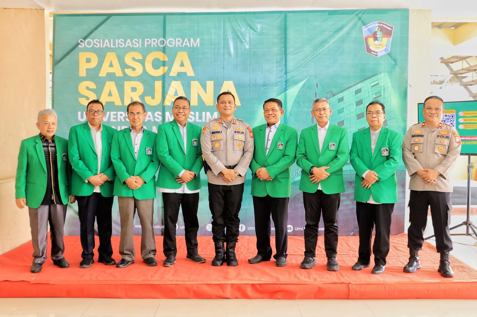 Direktur Pascasarjana UMI, Gelar Sosialisasi S2 dan S3 di Polres Barru