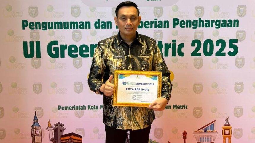 Parepare Raih Peringkat 3 Nasional dalam Tata Kelola Air pada UI Green City Metric 2025