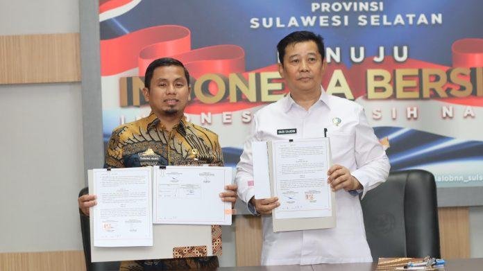 Wali Kota Parepare TSM Teken MoU dengan BNNP Sulsel: Tegaskan Komitmen Berantas Narkoba