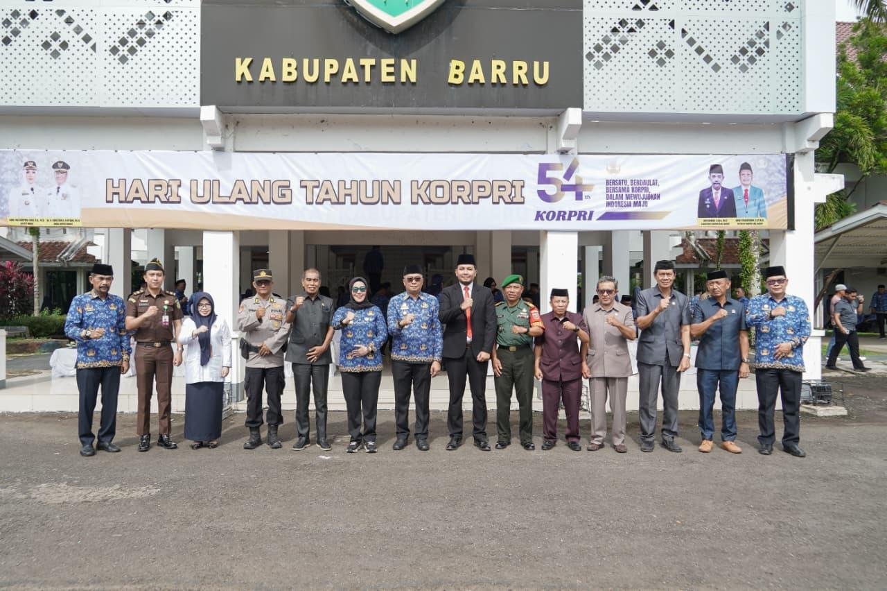 Ketua DPRD Syamsuddin Muhiddin Hadir Dalam Upacara HUT KORPRI ke-54