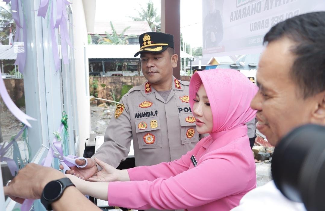 Kapolres AKBP Ananda Resmikan Gedung Klinik Tathya Draraka Polres Barru 
