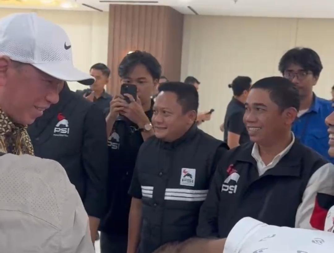 Ketua DPD PSI Kota Makassar Sambut Hangat Kedatangan Jokowi