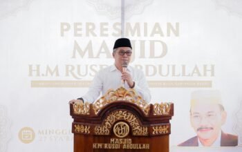 Wakil Bupati Barru Resmikan Masjid H.M Rudi Abdullah 
