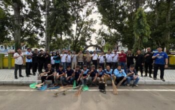 Sambut Ramadhan 1447 H, Rutan Barru Kerja Bakti di Pasar Mattirowalie