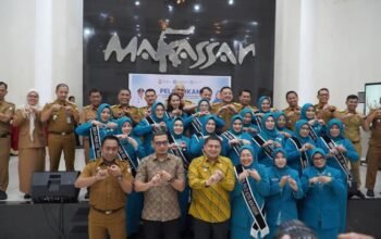 Camat Mariso Dan Plt Camat Wajo Hadiri Pelantikan Ketua TP-PKK Kota Makassar