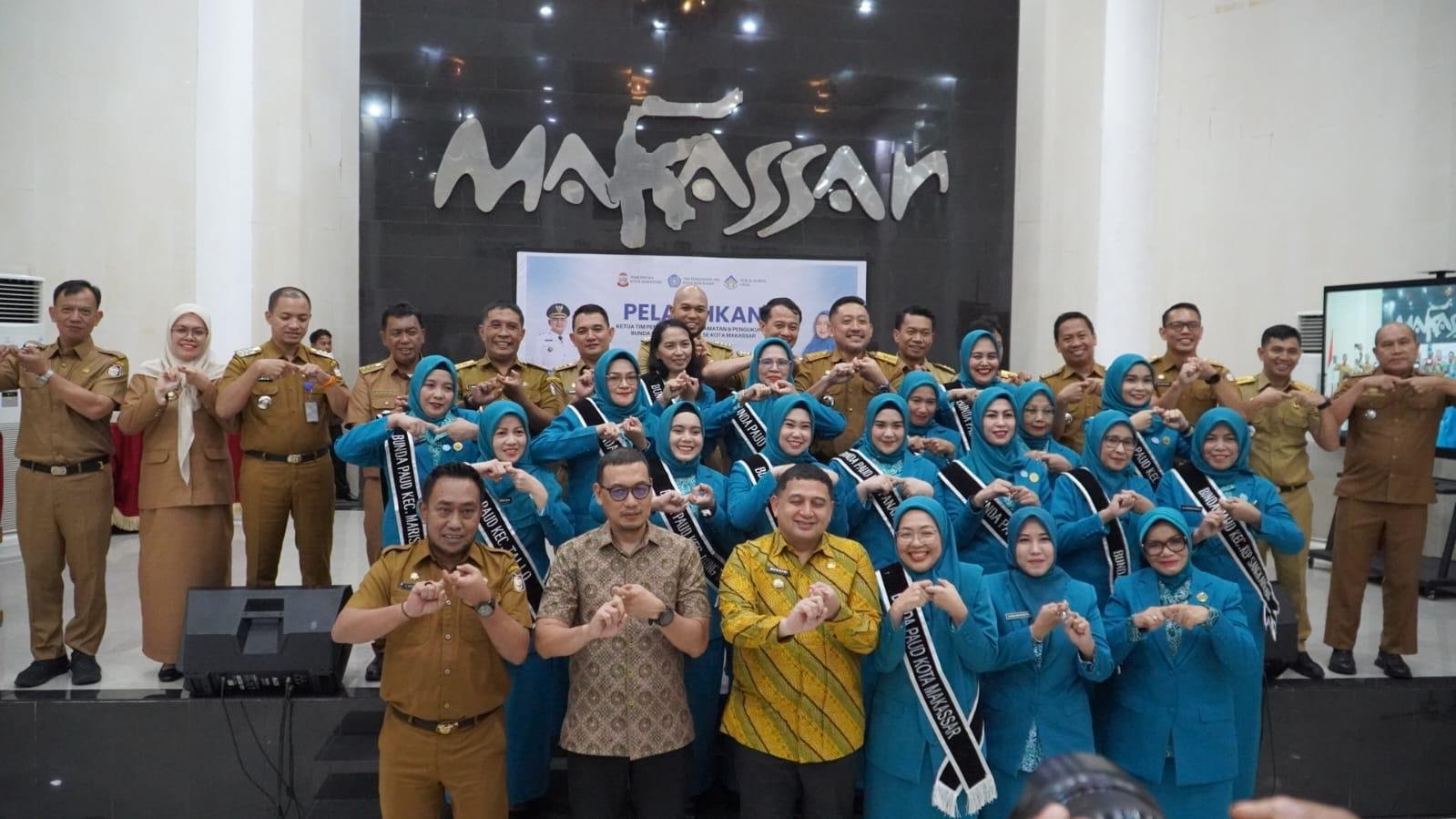 Camat Mariso Dan Plt Camat Wajo Hadiri Pelantikan Ketua TP-PKK Kota Makassar