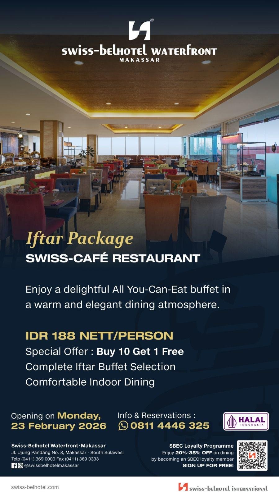 Swiss-Belhotel Waterfront Makassar Gelar Buka Bersama Awak Media Dan Sajikan 70 Menu Nusantara