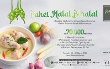 Whiz Prime Hotel Sudirman Makassar Tawarkan Paket Halal Bihalal “Praktis dan Hemat”