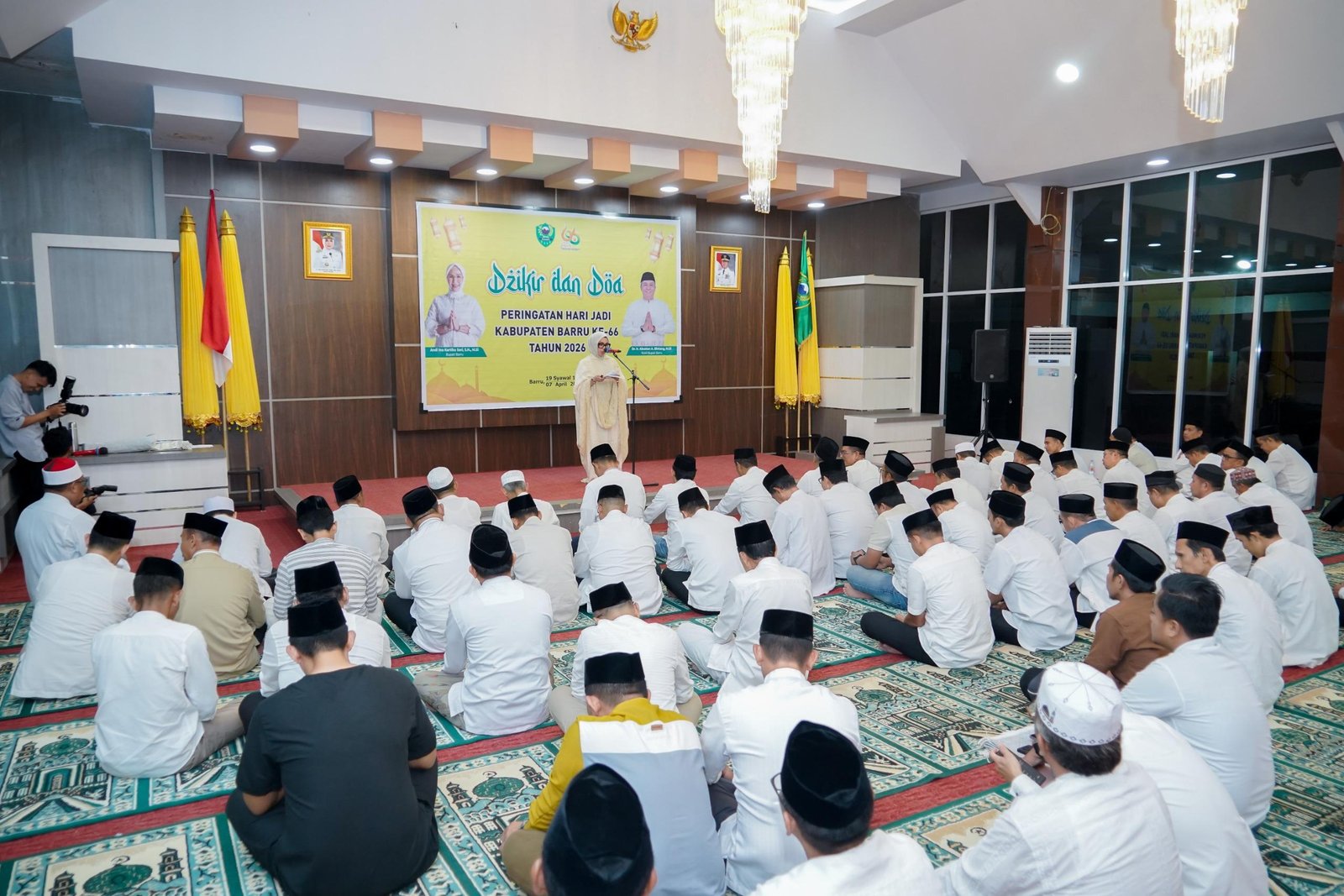 Dzikir dan Doa Bersama Warnai Peringatan HUT ke-66 Barru, Bupati Ajak Perkuat Spiritualitas dan Kebersamaan