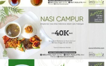 Whiz Prime Hotel Sudirman Makassar Hadirkan Menu Tradisional, Sajikan Cita Rasa Khas Kota Daeng