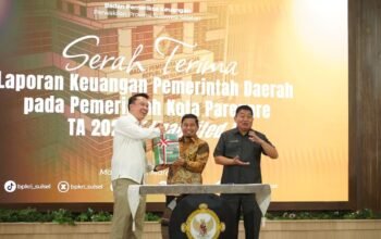 Wali Kota Tasming Hamid Serahkan LKPD Unaudited 2025, Tegaskan Komitmen Transparansi Keuangan