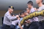Siswa Latja SPN Batua Gelombang I 2026 Ikuti Latihan PHH di Mapolres Barru