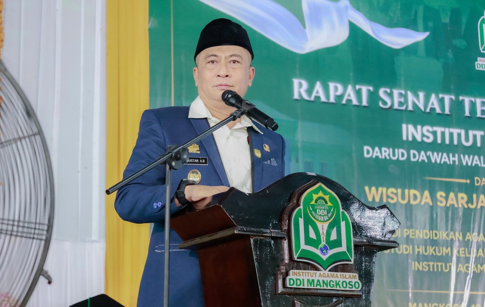 Hadiri Wisuda IAI DDI Mangkoso, Wabup Barru Soroti Pentingnya Pendidikan Islam