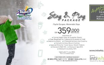 Sambut Liburan Sekolah, Hotel Whiz Prime Sudirman Makassar Hadirkan Paket “Stay & Play”