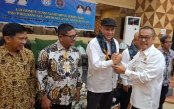 PWI Sulsel Gelar UKW di Makassar, Peserta Diminta Jaga Integritas dan Hindari Penggunaan AI