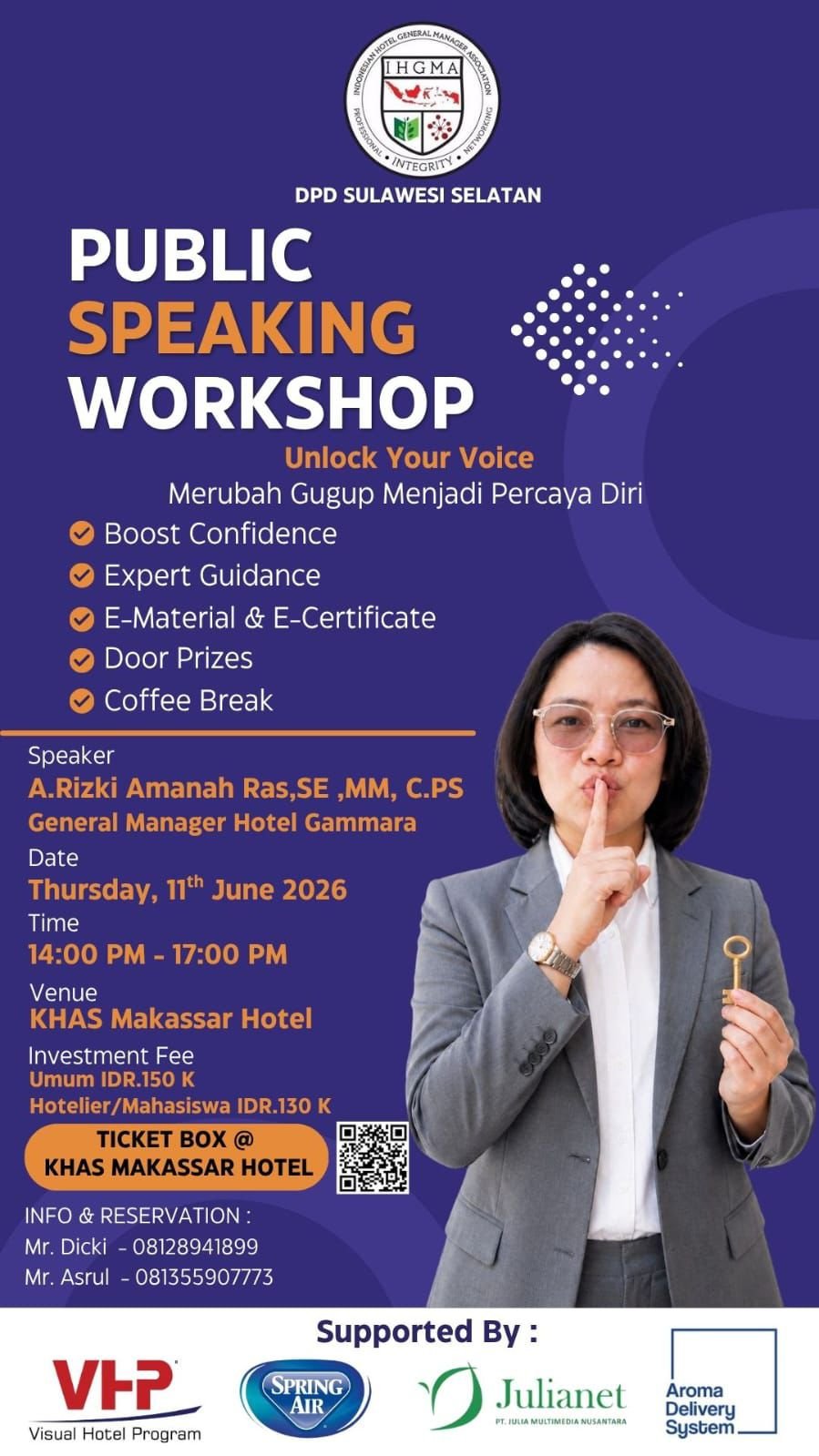 Gugup Bicara di Depan Umum? Workshop “Unlock Your Voice” Siap Bantu Bangun Percaya Diri