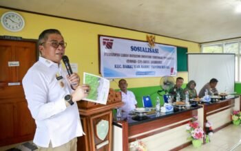 Pemkab Barru dan Kodim 1405/Parepare Sosialisasikan Pembangunan Yonif TP di Anabanua