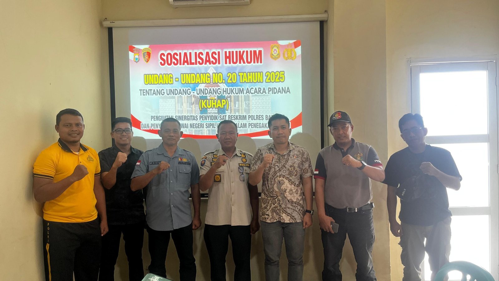 Satreskrim Polres Barru Sosialisasikan KUHAP Baru kepada PPNS