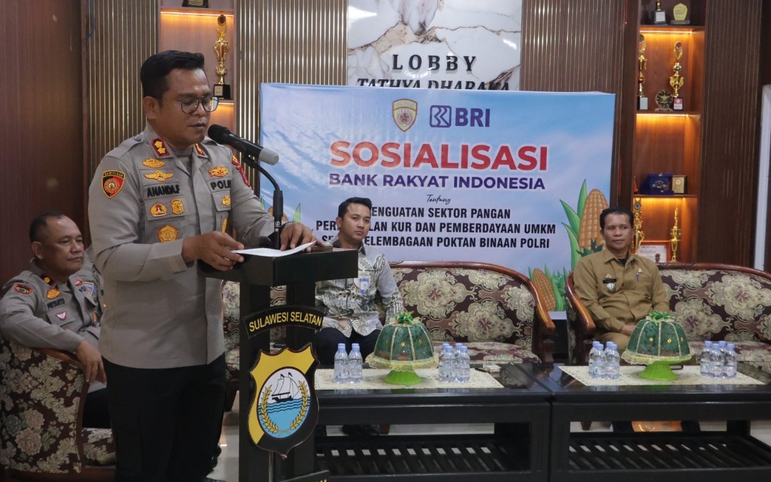Polres Barru Hubungkan Kelompok Tani dengan Perbankan, BRI Salurkan KUR Rp195 Miliar