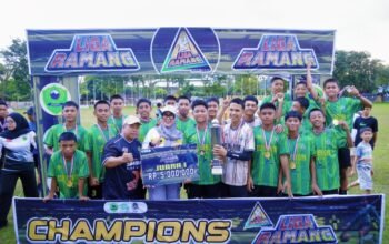 Bupati Andi Ina Tutup Liga Ramang U-17 2026, SSB Hibridah Barru Raih Gelar Juara