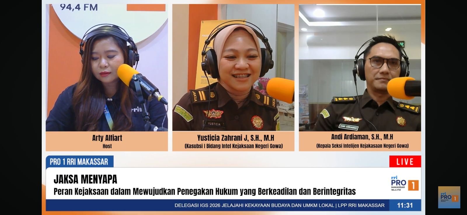 Kejari Gowa Hadir Lebih Dekat dengan Masyarakat, Edukasi Hukum Lewat Program Jaksa Menyapa