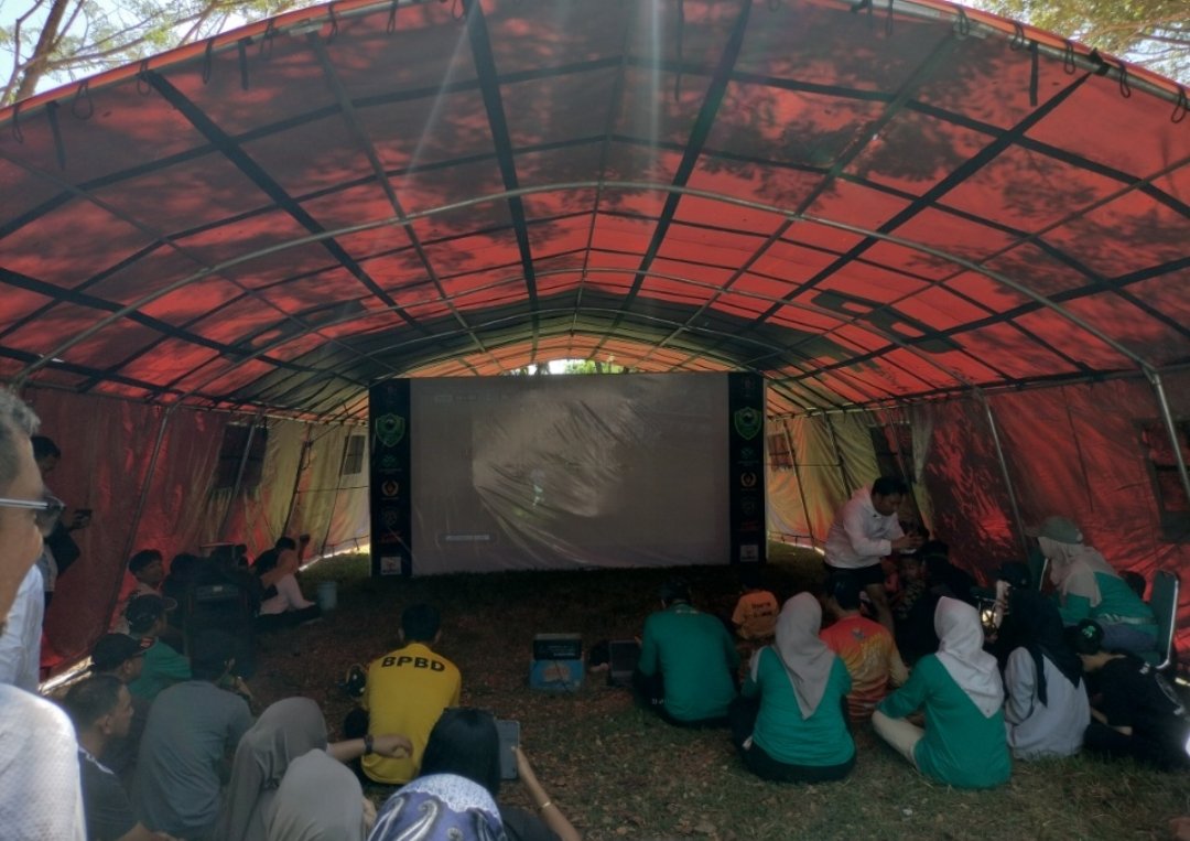 HUT Koperasi ke-79, Bupati Barru Gelar Nobar Argentina vs Swiss di Alun-alun Colliq Pujie