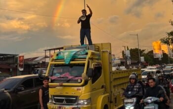 Aliansi Pemuda dan Mahasiswa Indonesia Demo di Mapolda Sulsel, Desak Pengusutan Tuntas Dugaan Korupsi Alsintan Soppeng