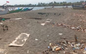 Lokasi 'pengambilan' pasir laut dalam proyek Kampung Nelayan di Barru
