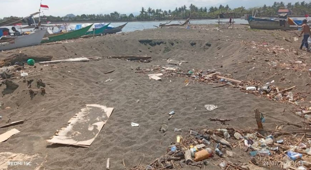 Lokasi 'pengambilan' pasir laut dalam proyek Kampung Nelayan di Barru