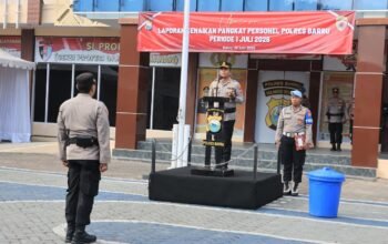 27 Personel Polres Barru Naik Pangkat, Kapolres: Jadikan Amanah untuk Tingkatkan Pengabdian