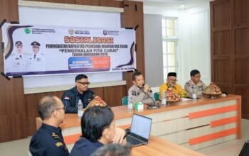 Sekda Barru Buka Sosialisasi Pengenalan Pita Cukai, Perkuat Pengawasan BKC Ilegal