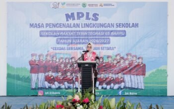 Bupati Barru Resmi Buka MPLS Sekolah Rakyat Terintegrasi, Tegaskan Pendidikan Kunci Masa Depan Generasi