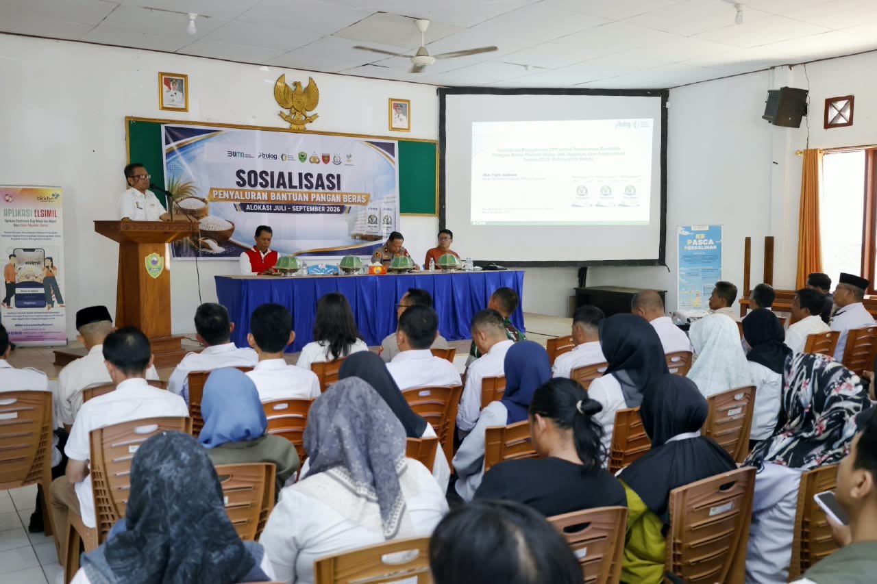 Sekda Barru Buka Sosialisasi Penyaluran Bantuan Pangan Beras CPP Juli–September 2026