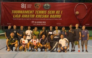 Komunitas 3T Sukses Gelar Kresna Cup I, Adam Dorong Tenis Jadi Gaya Hidup Sehat