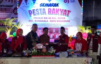 Semarak HUT ke-81 RI, Warga RW 08 Batua Gelar Pesta Rakyat Penuh Kebersamaan