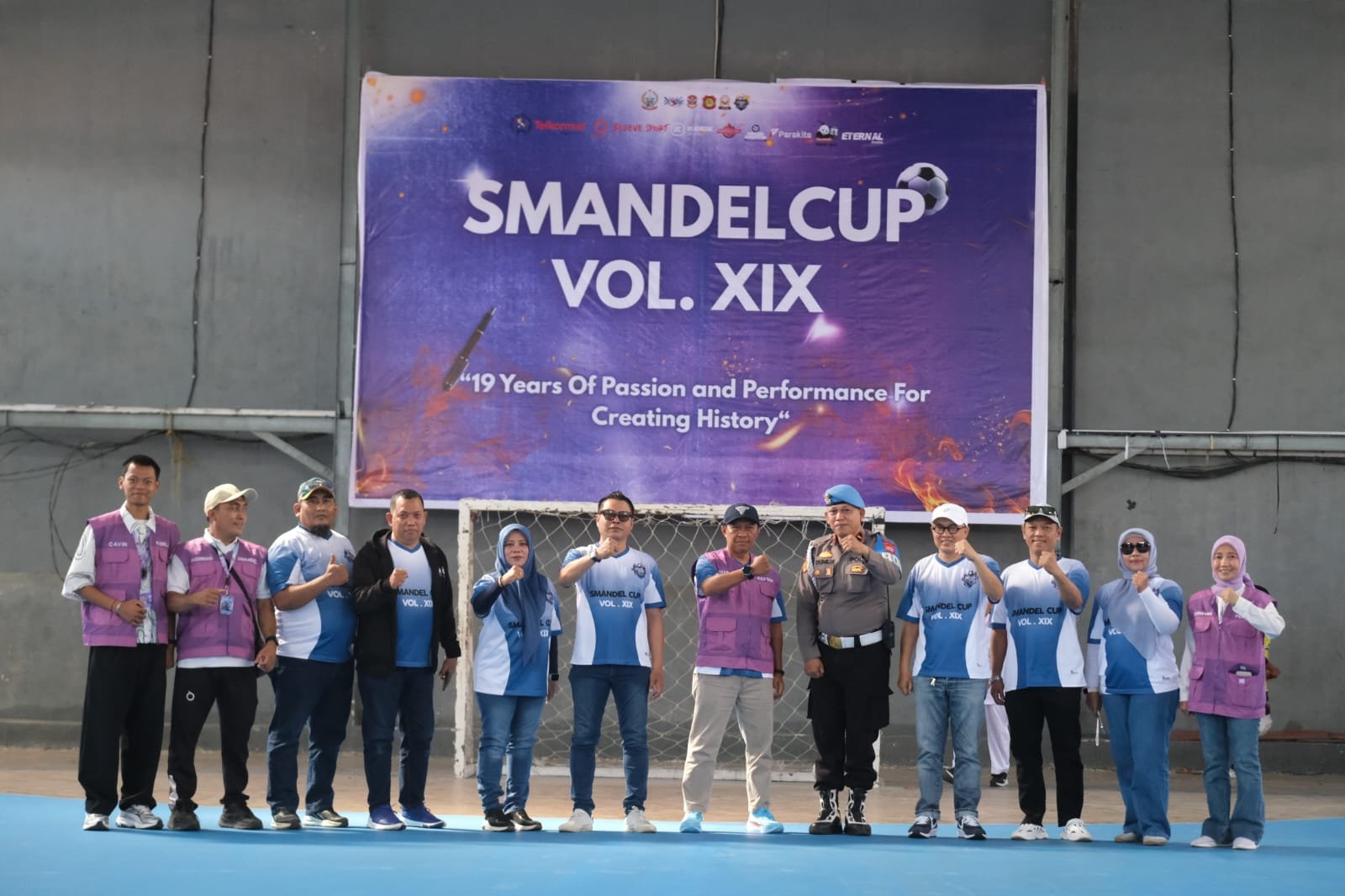Smandel Cup Vol. XIX 2026 Resmi Digelar di GOR Pemuda Makassar, Diikuti 106 Tim