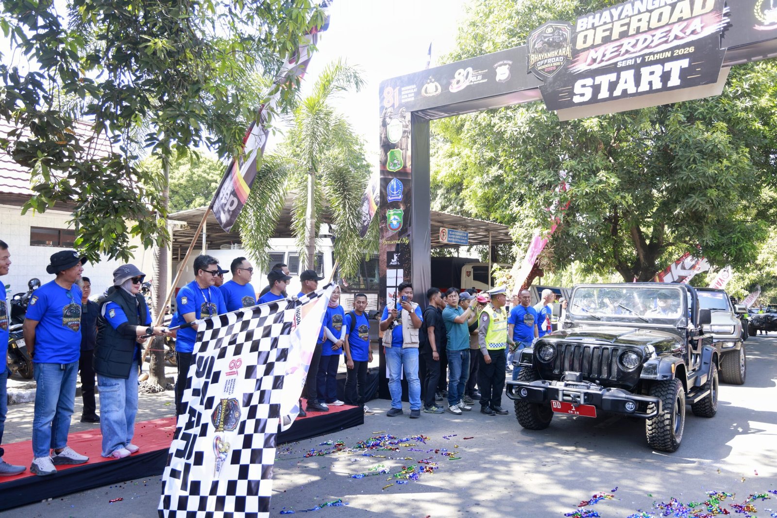 Bupati Barru Ikut Jelajah Bhayangkara Off Road Merdeka Seri V 2026