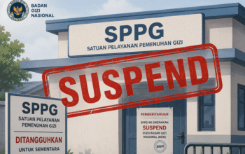 Dapur MBG di Suspend sementara (Sumber IA)
